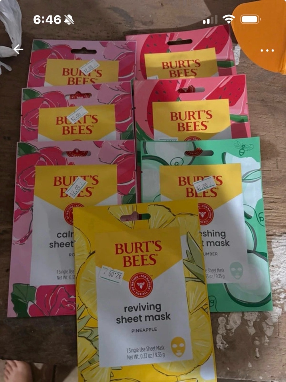 7 Burt’s bees masks
